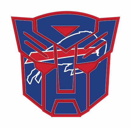 Autobots Buffalo Bills logo iron on paper